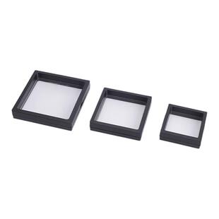 美甲穿戴甲包装盒防尘防氧化款式展示板PE膜饰品美甲钻收纳盒新款