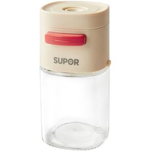 苏泊尔家用厨房调料罐盒组合套装一体多格盐味精收纳佐作料调味瓶