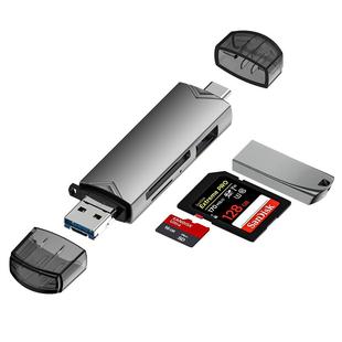 读卡器储存卡sd卡tf卡多功能usb3.0高速内存卡转typec电脑U盘两用otg行车记录仪通用相机手机ccd单反ms卡传输