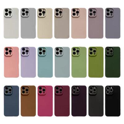 silicone phone case适用于iphone 15 pro max case苹果14/13/12/16/17promax液态矽胶手机保护壳cover