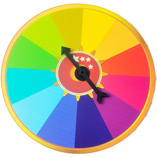 40CM挂墙幸运大转盘圆小抽奖摇奖促销道具游戏玩具便携放桌面定制