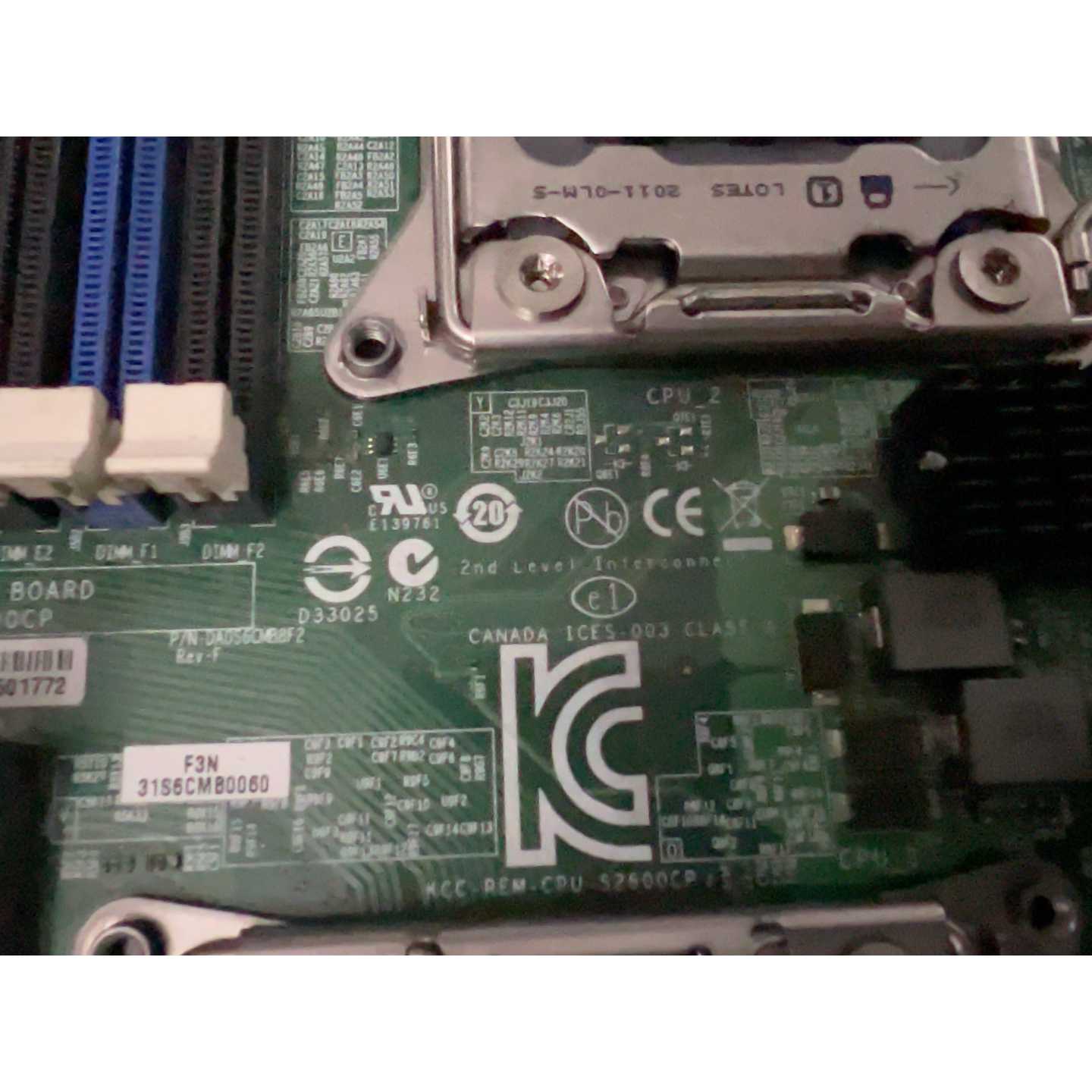 【请询价】S2600CP双路X79服务器主板成色几乎全新功能
