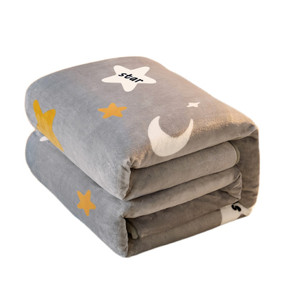 冬季加厚速热毛毯牛奶绒抗菌床单