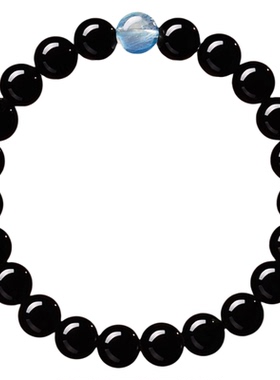 【普陀过炉】正品黑曜石手串