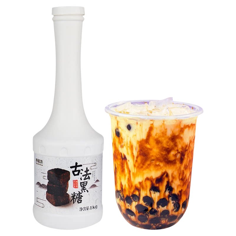 纯蜜坊古法黑糖浆脏脏茶原料1kg