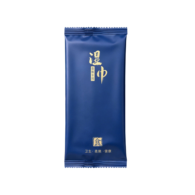 水为本高档蓝色贵客一次性湿巾 加厚大尺寸无纺布湿巾可定制logo