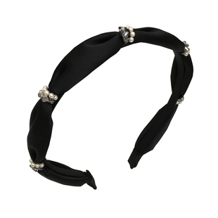 细发箍女高级感发卡日韩2025新款夏天头箍水晶水钻发捆外出带百搭