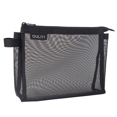 欧力益迷你收纳袋拉链网纱透明