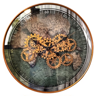 欧式高端复古创意挂钟客厅轻奢高级挂墙钟表大气艺术时钟2025新款