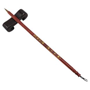 纯狼毫羊毫抄心经小楷毛笔勾线蝇头小楷七紫三羊小红毛小石獾毛笔