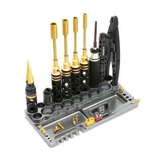 RS红蜘蛛专业RC遥控模型多用途零件螺丝刀套筒工具维修支架收纳座