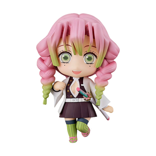 鬼灭之刃Q版mini我妻善逸炎霞虫恋柱公仔可动手办粘土人模型摆件