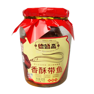 瓦罐带鱼罐头410g五香味即食酥鱼海鲜零食红烧鱼肉下饭菜熟食包邮