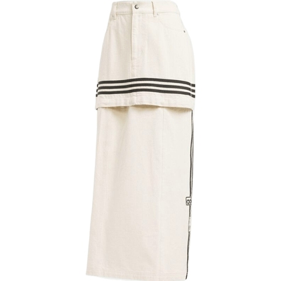 adidas阿迪达斯三叶草女子DENIM SKIRT运动休闲半身裙JD5619