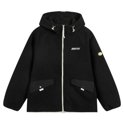 李宁反伍BADFIVE男加绒针织外套