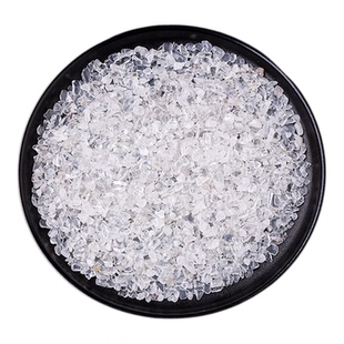 【普陀山官方】天然白水晶颗粒净化消磁石原石半透明水晶饰品装扮