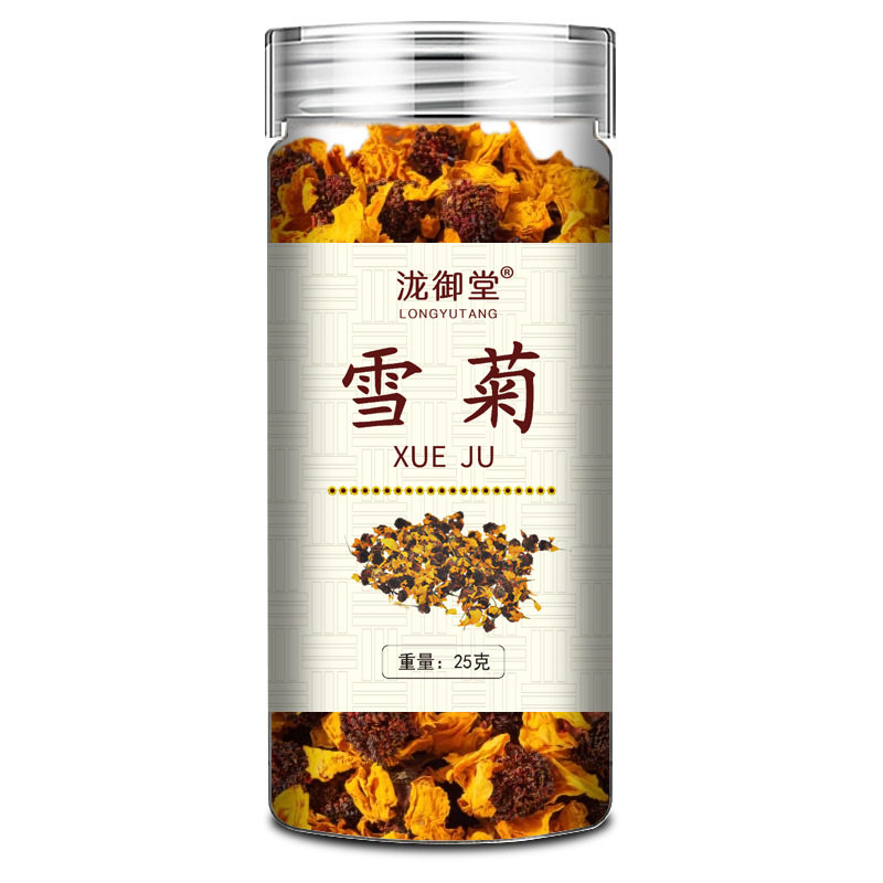 新疆昆仑山雪菊自然晾晒正品无添加罐装菊花泡水泡茶喝的养生茶