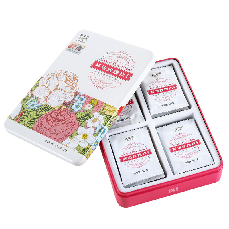 云南高原新鲜玫瑰花冠茶含花青素昔玫闺蜜鲜溶玫瑰饮