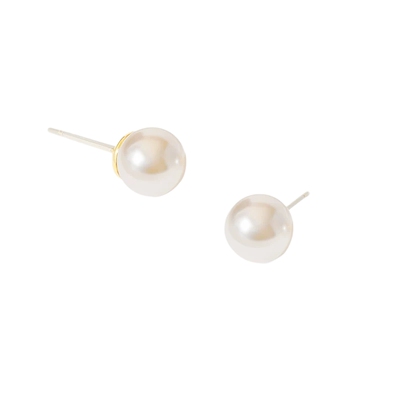 阿吉豆耳钉女款珍珠耳环轻奢耳钉