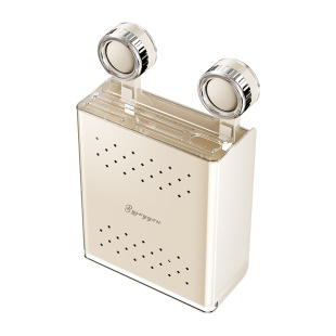 厨房吸盘刀架置物架家用壁挂式多功能菜刀架筷子筒一体刀具收纳架