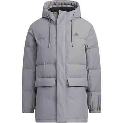 Adidas/阿迪达斯正品新款男子中长款连帽运动羽绒服IL8924