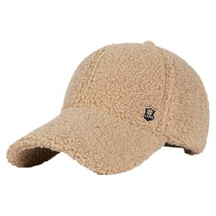 帽子男款秋冬季2024新款羊羔毛棒球帽女加绒加厚保暖显脸小鸭舌帽