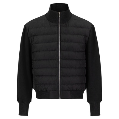 男女同款90白鸭绒拼接排骨羽绒服