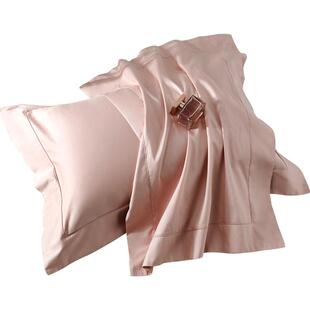 ROYALCOVER/ 罗卡芙60S全棉纯色长绒棉枕头套 枕套一对装 伊薇特