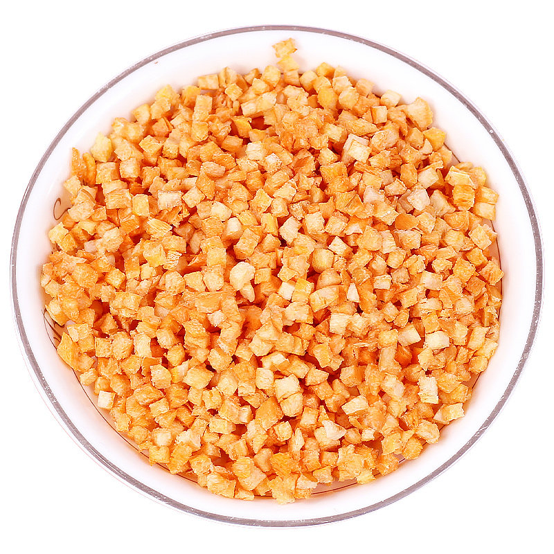冻干胡萝卜丁蔬菜粒零食泡面伴侣