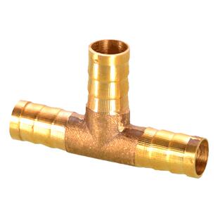 黄铜T字三叉格林头水管软管气管接头4/6/8/10/12/14/16/19/25mm