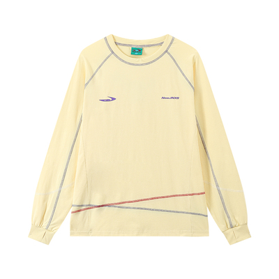 江南先生NewJNXS吸湿速干5A抗菌防晒长袖T恤男女撞色宽松休闲上衣