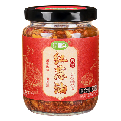 珍星鲜红葱油潮汕特产香葱油调料
