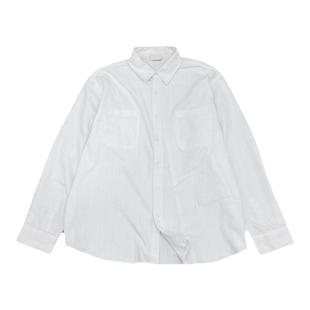 碧舍春夏简约衬衫男韩版亚麻白色衬衣休闲百搭痞帅翻领高级感上衣