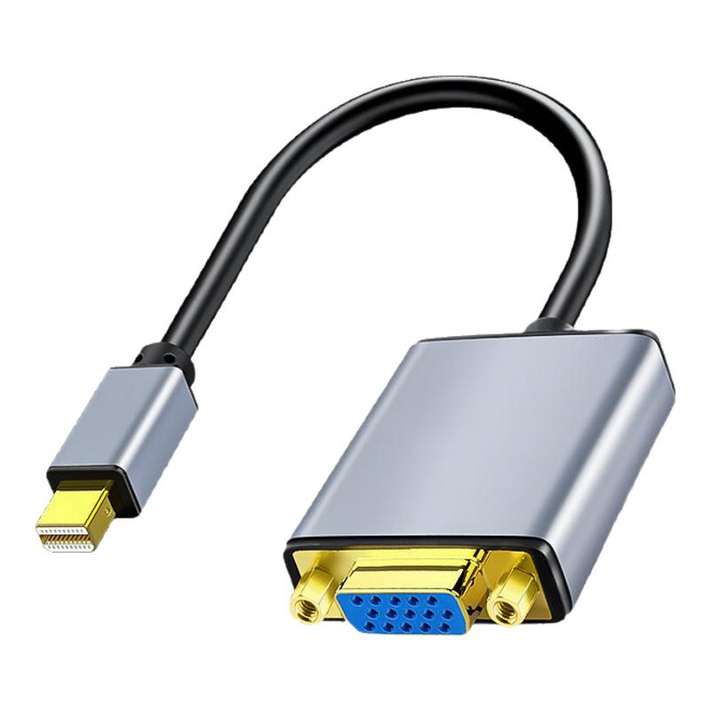 山雀 主动式Mini DP转VGA转接线 高清视频迷你dp转换器线适用苹果