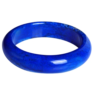 天然收藏青金石手镯老矿料帝王青女款镯子饰品一图一物送鉴定证书