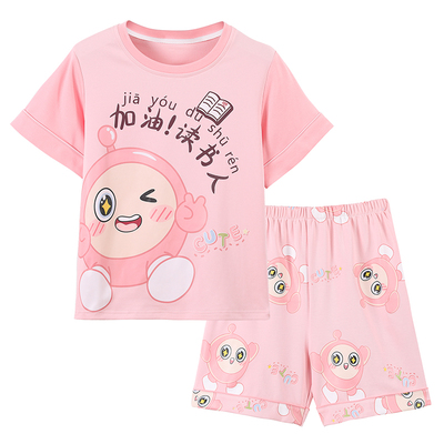 儿童女童睡衣女孩宝宝纯棉夏天季