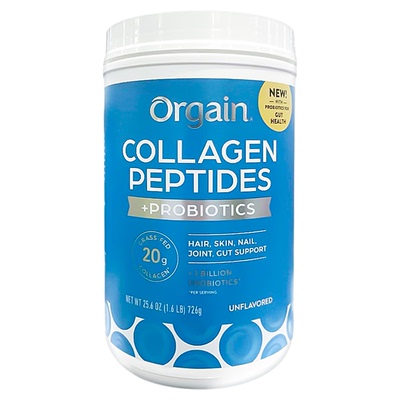 Orgain益生菌胶原蛋白粉肽726g