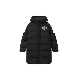马年新年黑色|361度童装男童保暖儿童羽绒服2026新款连帽冬季外套