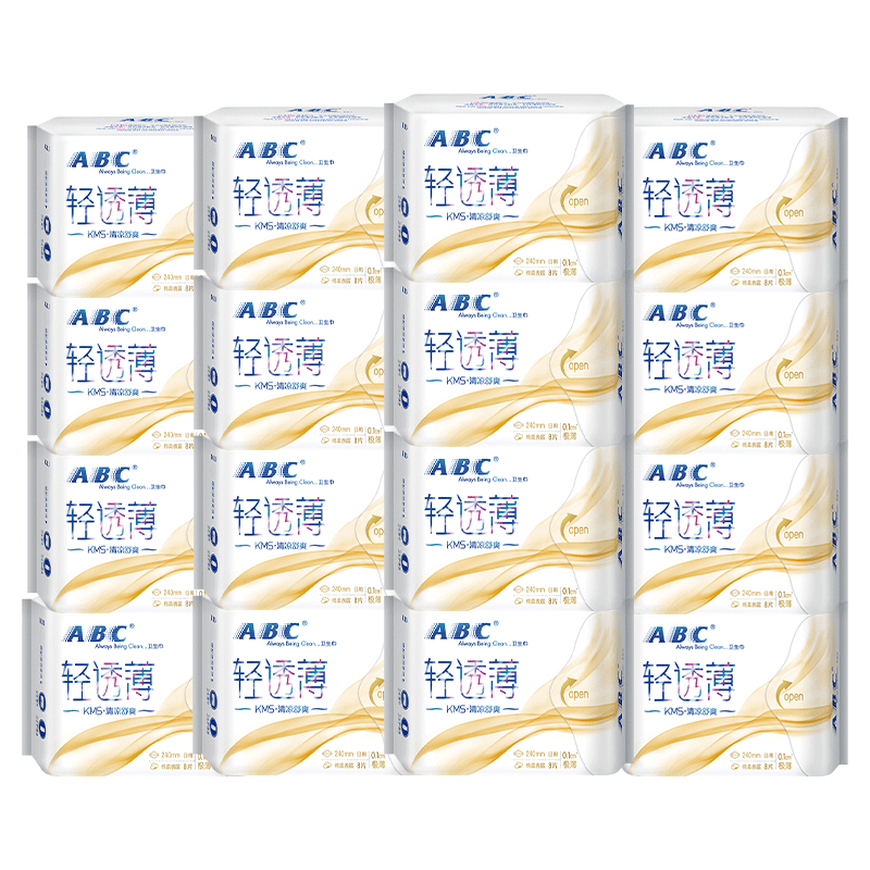 ABC卫生巾轻透薄日用240mm