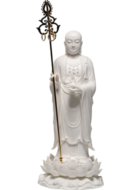 微美陶瓷16寸立荷底地藏佛像