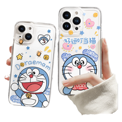 适用opporeno15手机可爱壳机器猫