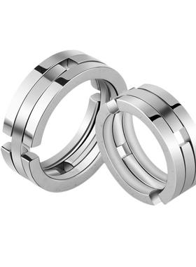 通用钛钢时尚变形戒指项链