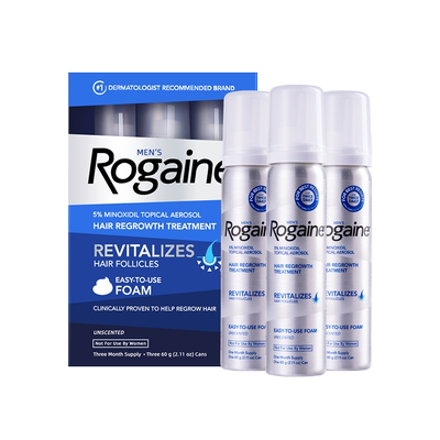 【自营】Rogaine培健落健米诺地尔酊泡沫男士防脱生发液泡沫男用