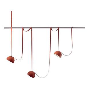 意大利设计师餐厅吧台创意个性倒台三头极简北欧艺术前台皮带吊灯