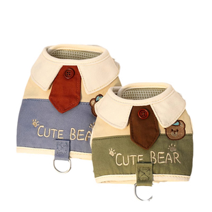 猫咪狗狗牵引绳胸背带防挣脱宠物外出专用背心冬天保暖衣服遛狗绳