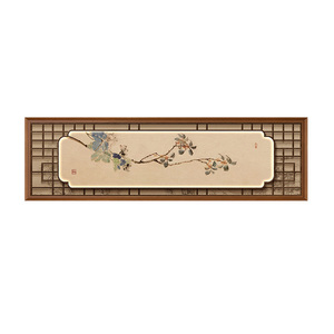 【新中式风】花卉沙发背景墙挂画