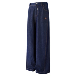 BJHG不计后果复古仿牛仔裤子男款春季潮牌宽松直筒阔腿垂感休闲裤