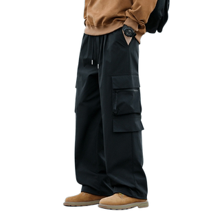 回力工装裤男士秋冬季2025新款束脚加绒加厚冲锋裤男生休闲长裤子