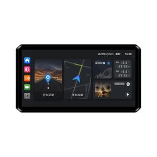 突破者M2promax摩托车行车记录仪快拆M12QR智能车机carplay雷达