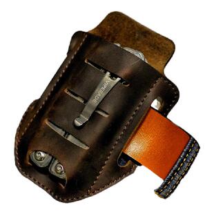 VIPERADE蝰蛇 PJ9疯马皮多用途工具套 手电战术笔包刀皮套腰带套